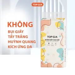 1 Bịch Giấy Vệ Sinh Rút Đáy Topgia Đa Sắc
