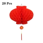 1 Bịt 10 LỒNG ĐÈN GIẤY( F25 / 20CM )