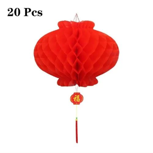 1 Bịt 10 LỒNG ĐÈN GIẤY( F25 / 20CM )