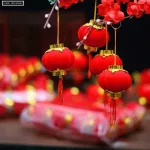 1 Bịt LỒNG ĐÈN NHUNG - Loại Bịt 9 Trái