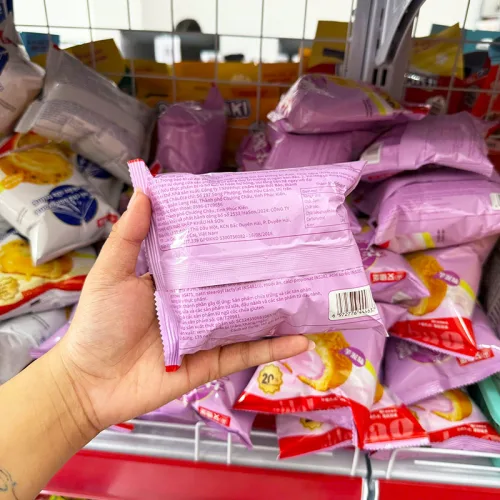 1 Cái Bánh Mì Chà Bông AIDEBAO Nhân Khoai Môn