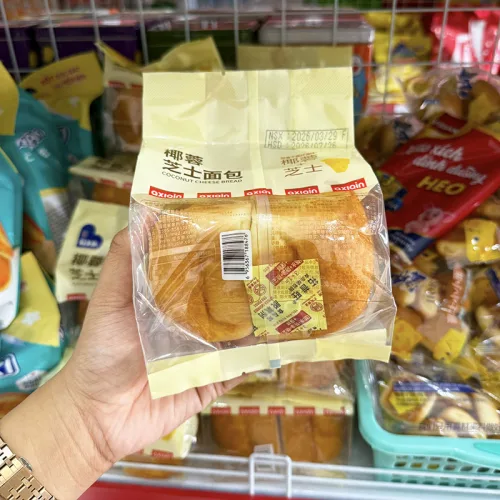 1 Cái Bánh Mì Đôi AXIQIN Phô Mai Dừa