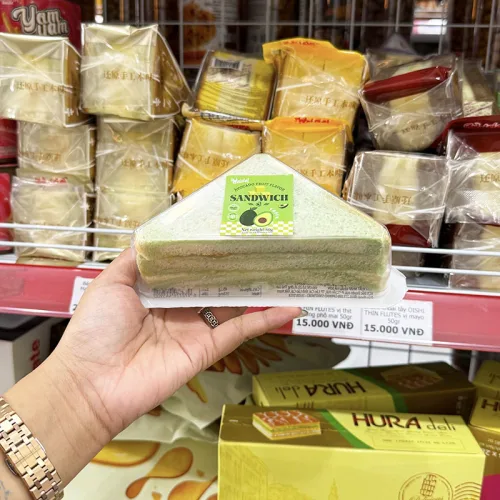 1 Cái Bánh Sandwich Weisiel Tam Giác Vị Bơ