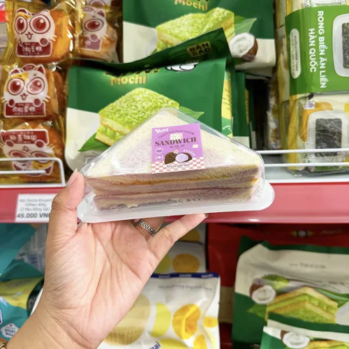1 Cái Bánh Sandwich Weisiel Tam Giác Vị Khoai Môn