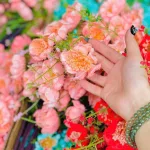 1 Cành HOA GẠO XỐP Nhiều Màu