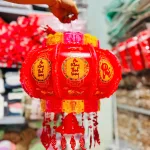 Cặp 2 Lồng Đèn Điện 3D Phản Quang Con Cá (2 Cái ) - Lồng Đèn Treo Trang Trí Tết 50cm