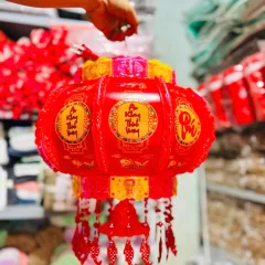 1 Cặp Lồng Đèn Điện 3D Phản Quang Con Cá ( 2 Cái ) - 80cm