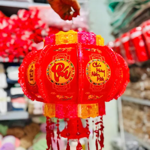 1 Cặp Lồng Đèn Điện 3D Phản Quang Con Cá( 2 Cái ) - Cặp 100cm