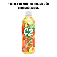 1 Chai Trà Xanh C2 Hương Đào Chai Nhỏ 225ml