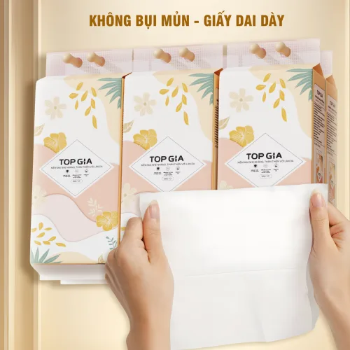 1 Gói Giấy Ăn Rút Đáy Topgia Tiểu Hạ