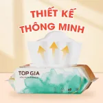 1 Gói Khăn Ướt 80 Tờ Ban Mai Topgia