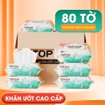 1 Gói Khăn Ướt 80 Tờ Ban Mai Topgia