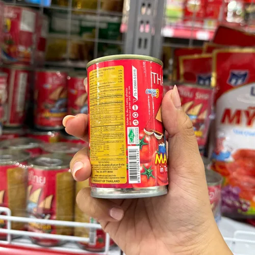 1 Hộp Cá Mòi Sốt Cà Hiệu Thai Ship Cánh Buồm 155g/hộp