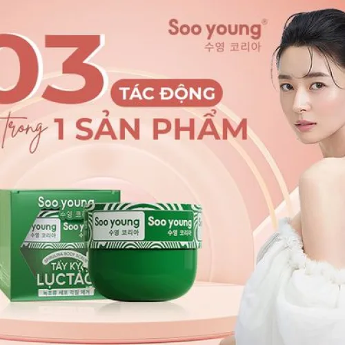 1 sản phẩm 3 tác động nâng niu làn da mướt mịn tẩy kỳ lục tảo Soo Young