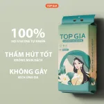 1 Thùng 2 Bịch Khăn Mặt Khô TOPGIA Sắc Việt