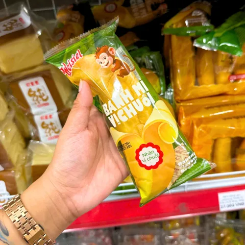 1 Thùng 2kg Bánh Mì Weisiel Trái Chuối - Bánh Mì Vị Chuối
