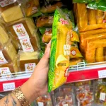 1 Thùng 2kg Bánh Mì Weisiel Trái Chuối - Bánh Mì Vị Chuối