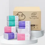 1 Thùng 30 Gói Khăn Giấy Ăn 3 Màu Top Gia Loại Nhỏ