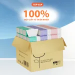 1 Thùng 40 Gói Giấy Ăn Topgia 3 Màu