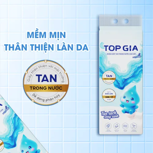 1 Thùng 6 Bịch Giấy Vệ Sinh Topgia Melto