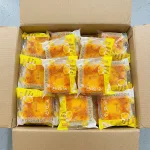 1 Thùng Bánh Bông Lan BOWKNOT Vị Chà Bông Lòng Đỏ Trứng Muối 2kg - Thùng 24 Cái