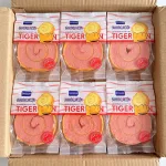 1 Thùng Bánh Bông Lan Cuộn Da Hổ ZHUOGUAN 4 Màu (Vàng, Hồng, Nâu, Xanh) - Thùng 18 Cái