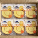 1 Thùng Bánh Bông Lan Cuộn Da Hổ ZHUOGUAN 4 Màu (Vàng, Hồng, Nâu, Xanh) - Thùng 18 Cái