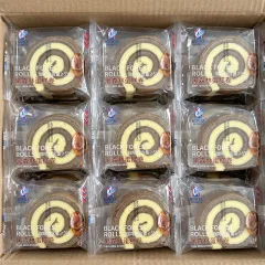 1 Thùng Bánh Bông Lan Cuộn NORBETA Vị Cà Phê - Thùng 2kg 27 Cái