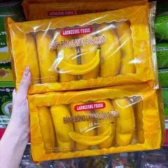 1 Thùng Bánh Bông Lan Laobeijing Foods Vị Sữa Chuối Khay (183g x 24 Khay)