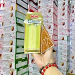 1 Thùng Bánh Bông Lan Tam Giác Weisiel Vị Trà Xanh - Thùng 20 Cái