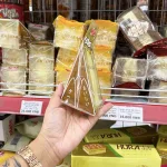 1 Thùng Bánh Bông Lan Tam Giác Weisiel Vị Trà Xanh - Thùng 20 Cái