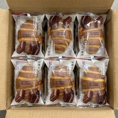 1 Thùng Bánh Croissant NORBETA Vị Socola 2kg - Thùng 33 Cái