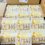 1 Thùng Bánh Mì Sữa Chua Mini Ông Già HESHAN Vị Phô Mai (360g x 12 Bịch)