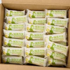 1 Thùng Bánh Mì Sữa Chua Mini Ông Già HESHAN Vị Sầu Riêng 2kg