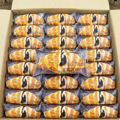 1 Thùng Bánh Mì Sừng Bò WEICHUDAO Vị Socola 2kg - Thùng 32 Cái