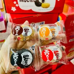 1 Thùng Bánh Mochi Đài Loan Vị Mè Gừng 2 Cô Gái 4 Vị Thơm Ngon
