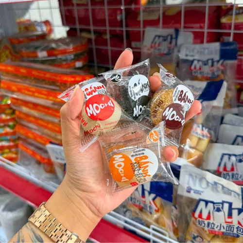 1 Thùng Bánh Mochi Đài Loan Vị Mè Gừng 2 Cô Gái 4 Vị Thơm Ngon