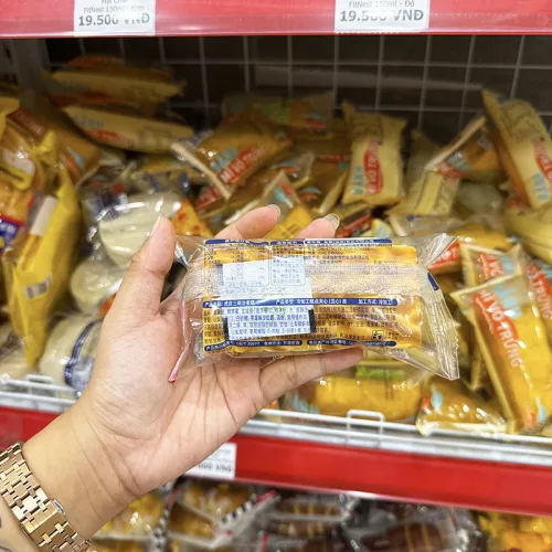 1 Thùng Bánh Sandwich Đôi Da Hổ NORBETA Kẹp Kem - Thùng 2kg 24 Cái