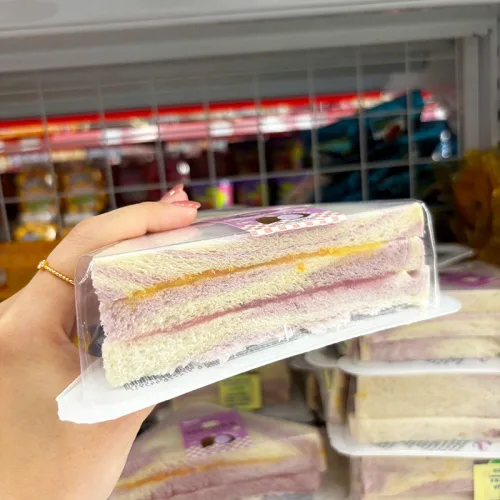1 Thùng Bánh Sandwich Weisiel Tam Giác Vị Khoai Môn - Thùng 32 Cái