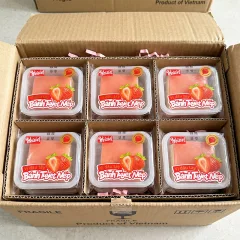 1 Thùng Bánh Tuyết Nếp Weisiel Vị Sữa Dâu - Thùng 2,5kg