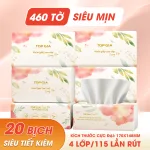 1 Thùng Giấy Ăn 10 Gói Topgia Sương Mai