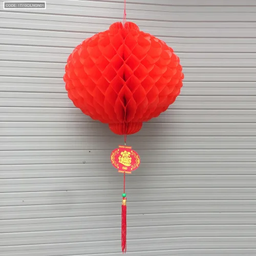 1 Túi 10 cái LỒNG ĐÈN GIẤY ( F15 / 12CM )