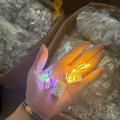 10 Dây ĐÈN CHỚP PIN ĐỦ MÀU & MÀU VÀNG loại 1m