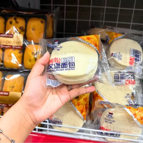 3 Bánh Mì Hamburger HAALVDE Vị Khoai Môn, Vị Chà Bông