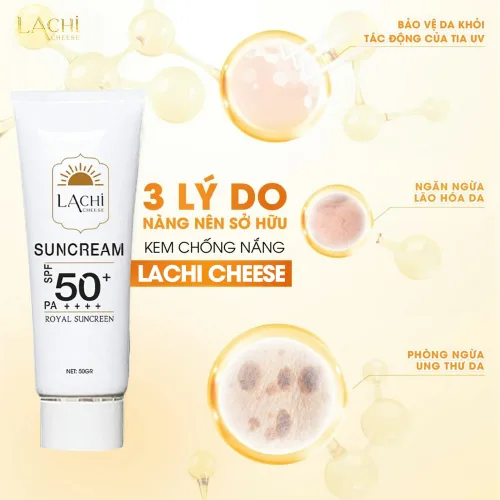 3 lí do nên chọn Kem chống nắng Lachi SPF 50+
