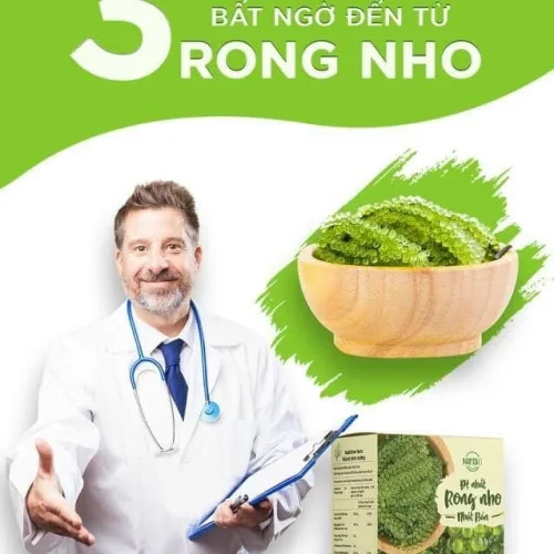 3 tác dụng bất bờ đến từ món quà Rong nho Namiso tặng gia đình