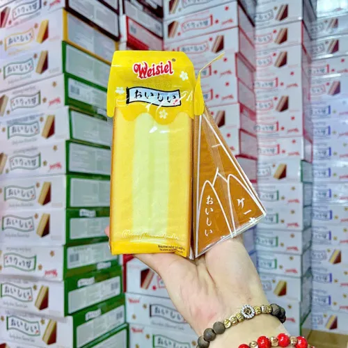 5 Cái Bánh Bông Lan Tam Giác Weisiel Vị Phô Mai