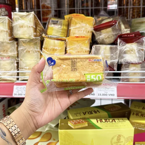 5 Cái Bánh Mì Nướng AXIQIN Lúa Mì 50% Đường