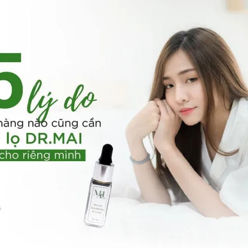 5 lý do cô nàng nào cũng cần 1 lọ Dr. Mai đặc trị mụn