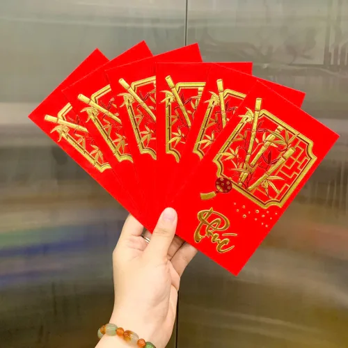 60 BAO LÌ XÌ NHUNG BẢN TO( CHỌN ĐƯỢC 10 HÌNH - 1 HÌNH 6 CÁI) nhiều hình
